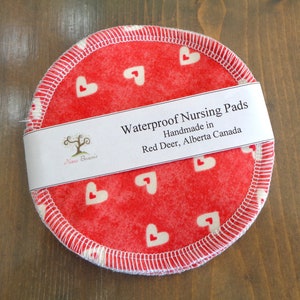 Reusable Nursing Pads, Waterproof Nursing Pads - 13 - Hearts