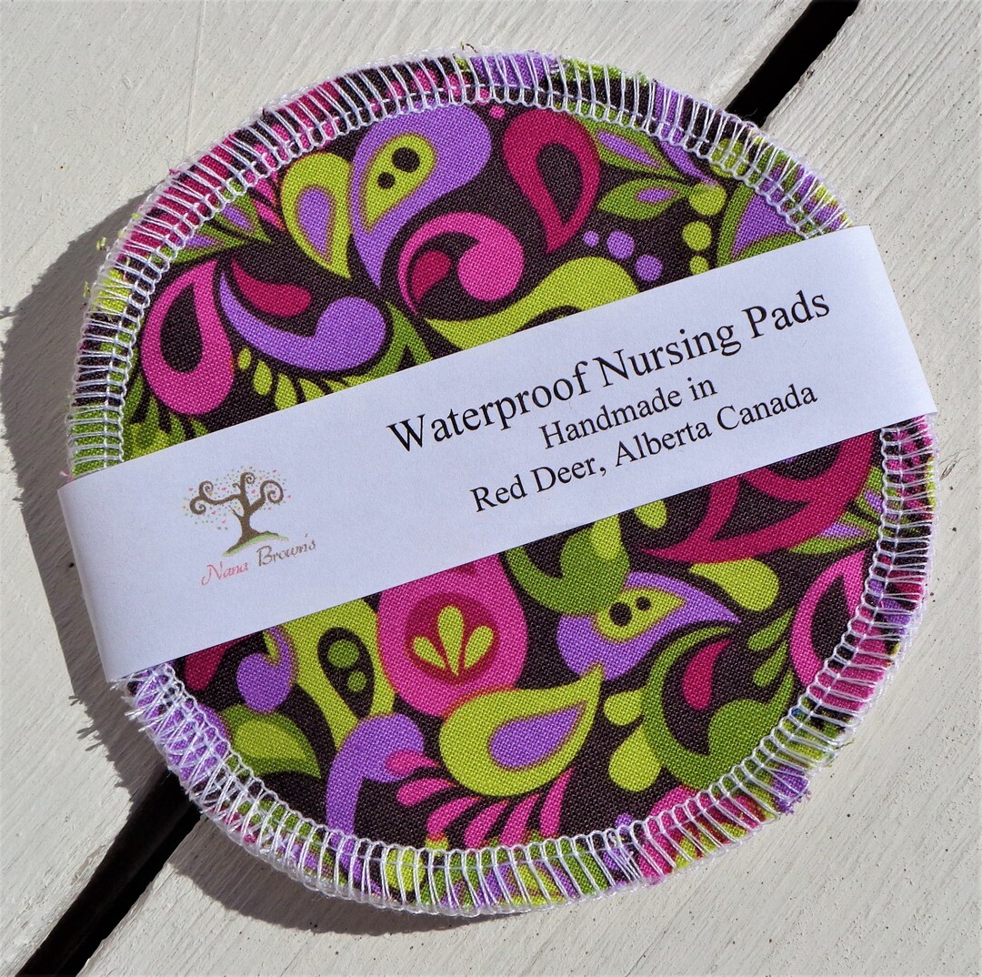 Waterproof Reusable Nursing Pads, Waterproof Nursing Pads 26 Purple