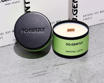 Matcha Latte Doftljus: Veganskt sojavax Mysig heminredning