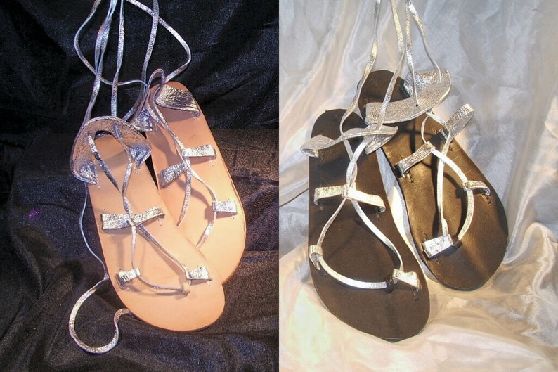 OASIS DANCE SANDALS Lace Up Leather Dusk Brown Etsy