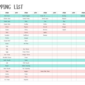 Lista de la compra