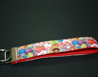 Key Fob Wristlet - The Strawberry Gang - Keychain