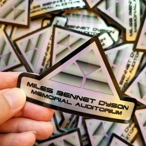 Cyberdyne Systems Auditorium Die Cut Sticker – T2/3D: Battle Across Time
