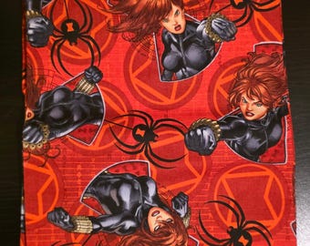 De-stash Marvel Black Widow Cotton Fabric - BTY