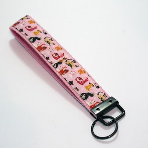 Sleutelhanger-polsbandje - cartoon katten - sleutelhanger