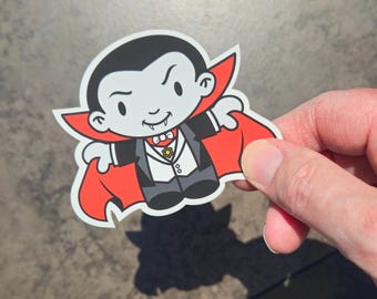 Cutie Dracula Die Cut Sticker