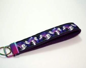 Key Fob Wristlet - A Friendly Ghost - Keychain