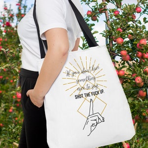 Golden Rule Tote Bag (Explicit)