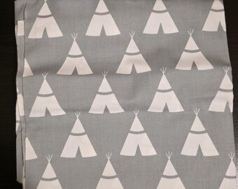 De-stash Teepee in Gray Cotton Fabric - BTY