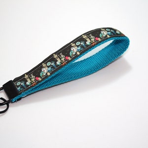 Key Fob Wristlet - Haunted Mansion Scrolling Ghosts - Keychain
