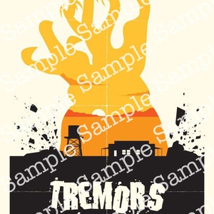 Tremors Alternate Movie Poster Print -  11x17 Digital Print
