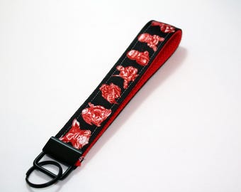 Key Fob Wristlet - Horror Fan Print - Keychain