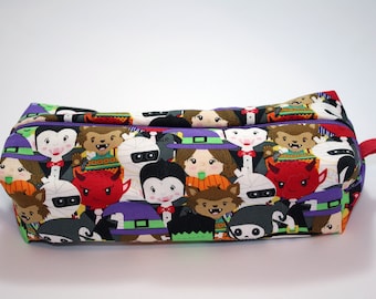 Bolsa de maquillaje Boxy- Cutie Halloween Monsters - Bolsa de lápiz