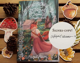 The Fernshade Chronicles: Fernhaven Rising signed copies*book lover's gifts*cottagecore books*fox protagonists*fox lover's gifts*fox gifts*