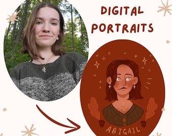 custom portraits*digital portrait art*custom digital portraits*custom portrait downloadable*custom art*custom portrait origonal artwork*art