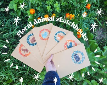 Animal notebooks* floral notebooks* cute notebooks* custom notebooks* aesthetic notebook* cottagecore notebooks* sketchbook*