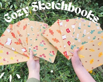 Mushroom notebooks* floral notebooks* blank notebooks* custom notebooks* aesthetic notebook* cottagecore notebooks* sketchbooks* blank book*