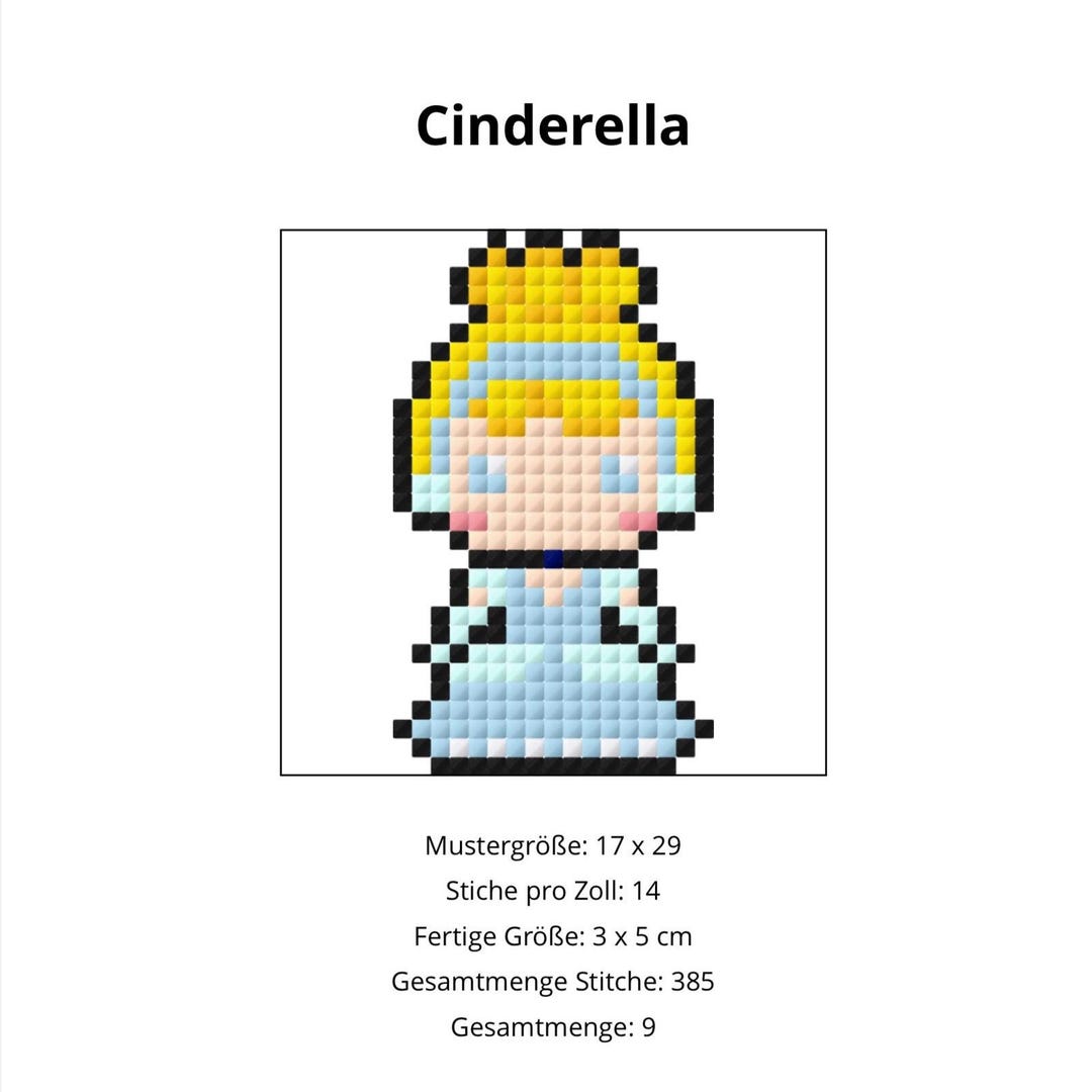 Cinderella Embroidery Pattern - Etsy Canada