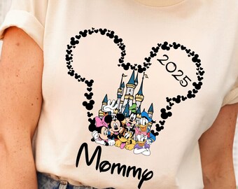 Custom Name Disney Family Matching Sweatshirt, Personalized Disney Trip Shirts, Disney Vacation Sweatshirt, Disneyland Personalized Family