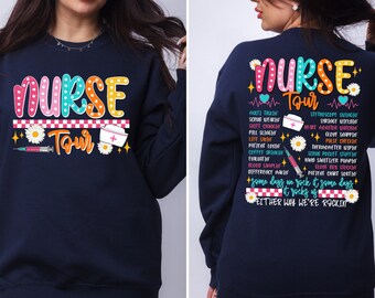 Nurse Tour Shirt, Funny Nurse Shirt, Nurse Gift, Nurse Life Shirt, Retro Nurse Shirt, Nurse Appreciation Gift, Some Days I Rock It Shirt
