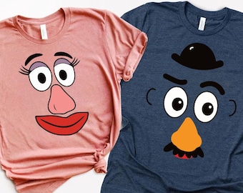 Mr Potato And Mrs Potato Head Shirt, Custom Couple Shirt, Fall Family Matching Shirt, Honeymoon Shirts, Toy Story Shirt, Thanksgiving Shirt