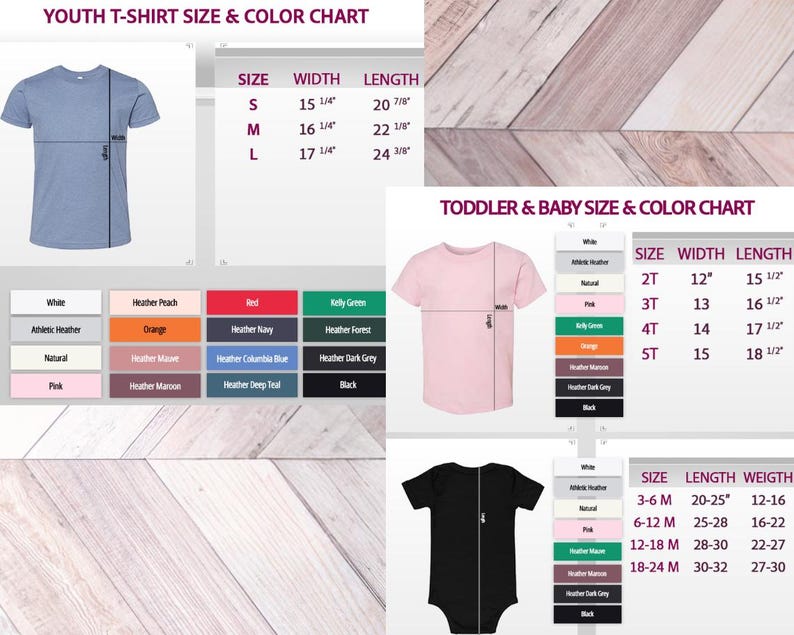 a picture of a baby's clothing size chart