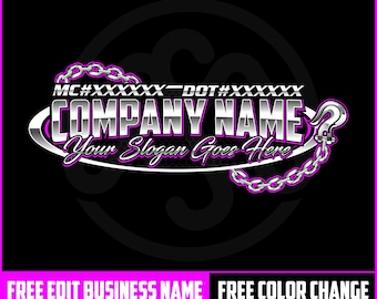 Logotipo de camión de remolque, logotipo de camión de remolque, cadena de remolque y gancho svg, camión de remolque de 18 ruedas, logotipo de camioneta, calcomanías de puerta, logotipo de remolque, cadena de remolque svg