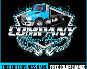 Towing logo Hook, Towing Service, 3D Tow Trucking Logo Design, Tow Truck, Car Towing, Trailer Truck, Transport Truck, Towing Chain Svg