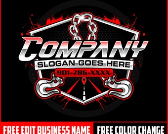 Logotipo de la empresa de camiones con gráficos de camiones Diseño de letras 3D audaces para empresas de logística, regalo perfecto para camioneros, logotipo de decoración de camiones