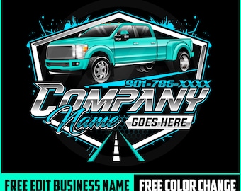 Trucking Logo Design, Unique Gifts For Truckers, Trucking company sign, Truck Business Sign, Big Rig Logo, Semi truck logo, 18 Wheeler Logo