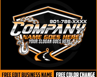 Logotipo de transporte digital personalizable con el nombre de su empresa en una combinación de letras cursivas y 3D, logotipo de texto en 3D para propietarios de empresas de camiones