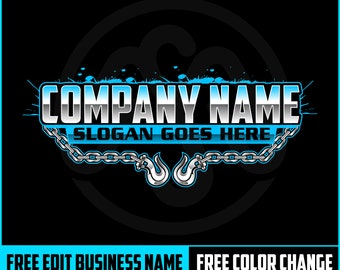 Trucking Company Logo With Truck Graphics Bold 3D Lettering Design for Logistics Business, Perfect Gift for Trucker, Trucking Decor Logo