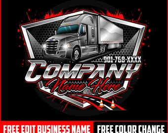 Towing Trucking Logo Vector, Tow Truck Company Logo Design Premium Logo, 3D Lettering Towing Logo, Tow Truck Driver, Gift for Trucker Svg