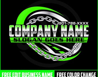 Diseño de logotipo de remolque, logotipo de camiones, silueta de logotipo de camión de remolque, plantilla de logotipo de remolque, cadena de remolque SVG, camión de remolque de 18 ruedas, servicio de remolque