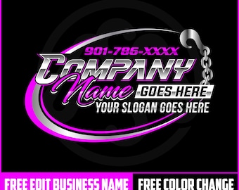 Logotipo de transporte digital personalizable con el nombre de su empresa en una combinación de letras cursivas y 3D, logotipo de texto en 3D para propietarios de empresas de camiones