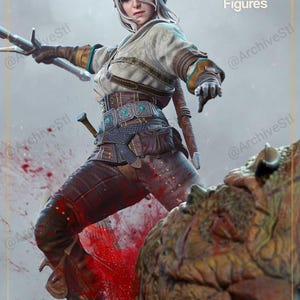 Ciri-Witcher (HQ STL File)