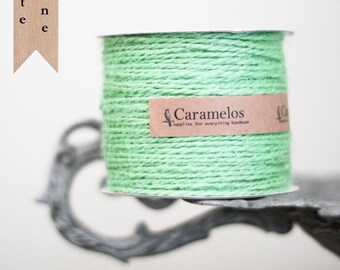 100 yds of Mint Green Jute Twine