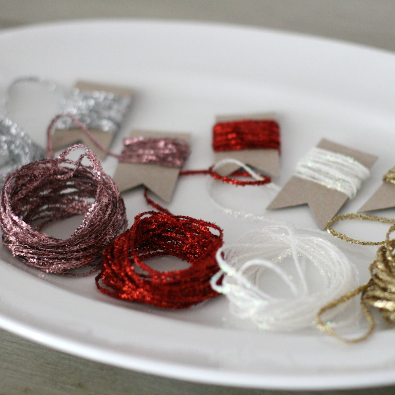 Metallic Tinsel String/glitter Twine/sparkle Ribbon/gift Etsy
