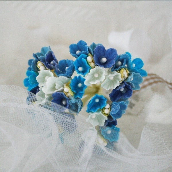 Blue Mix Forget Me Not Flowers