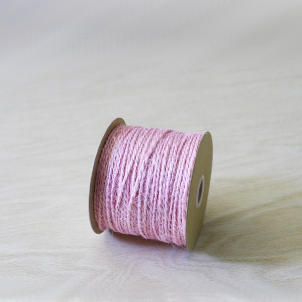 100 yds of Pink Jute Twine