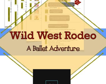 Wild West Rodeo: A Preschool Ballet Adventure - Dance Class Lesson Plan - Themed Curriculum - Creative Movement