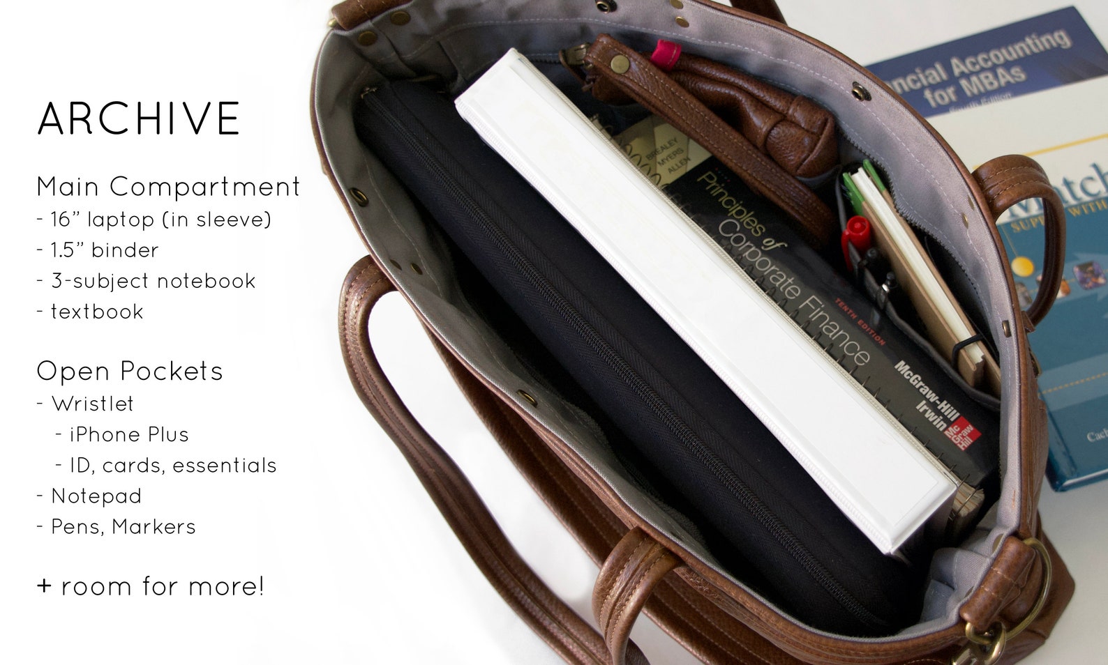 Leather Laptop Bag Leather Tote Professional Leather Bag Etsy