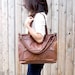 Leather Laptop Bag, Leather Tote, Professional Leather Bag, Attorney Bag, Professional Briefcase, Archive Bag, Made in USA