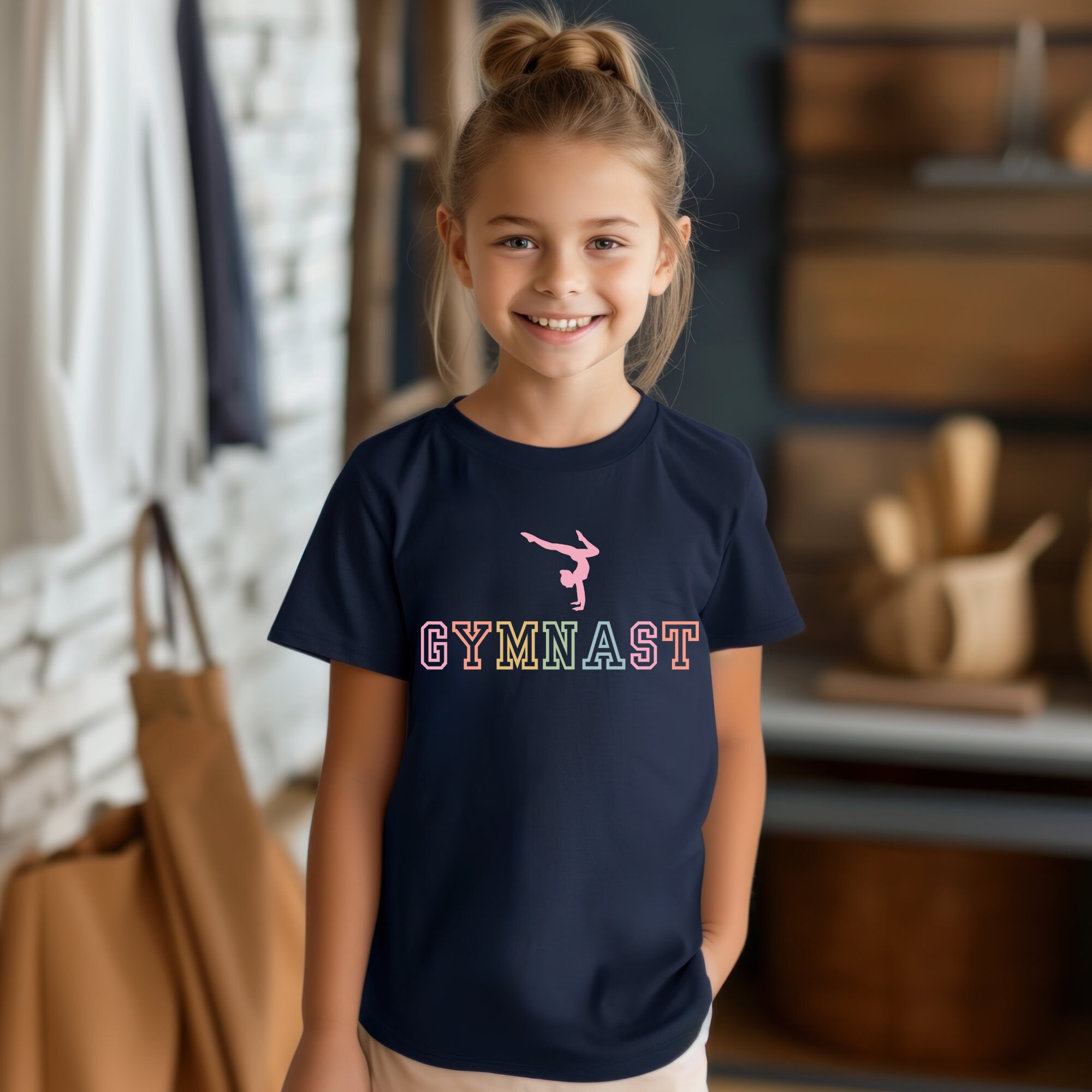 SR Gymnastics T-Shirt - Baby Blue main image 0