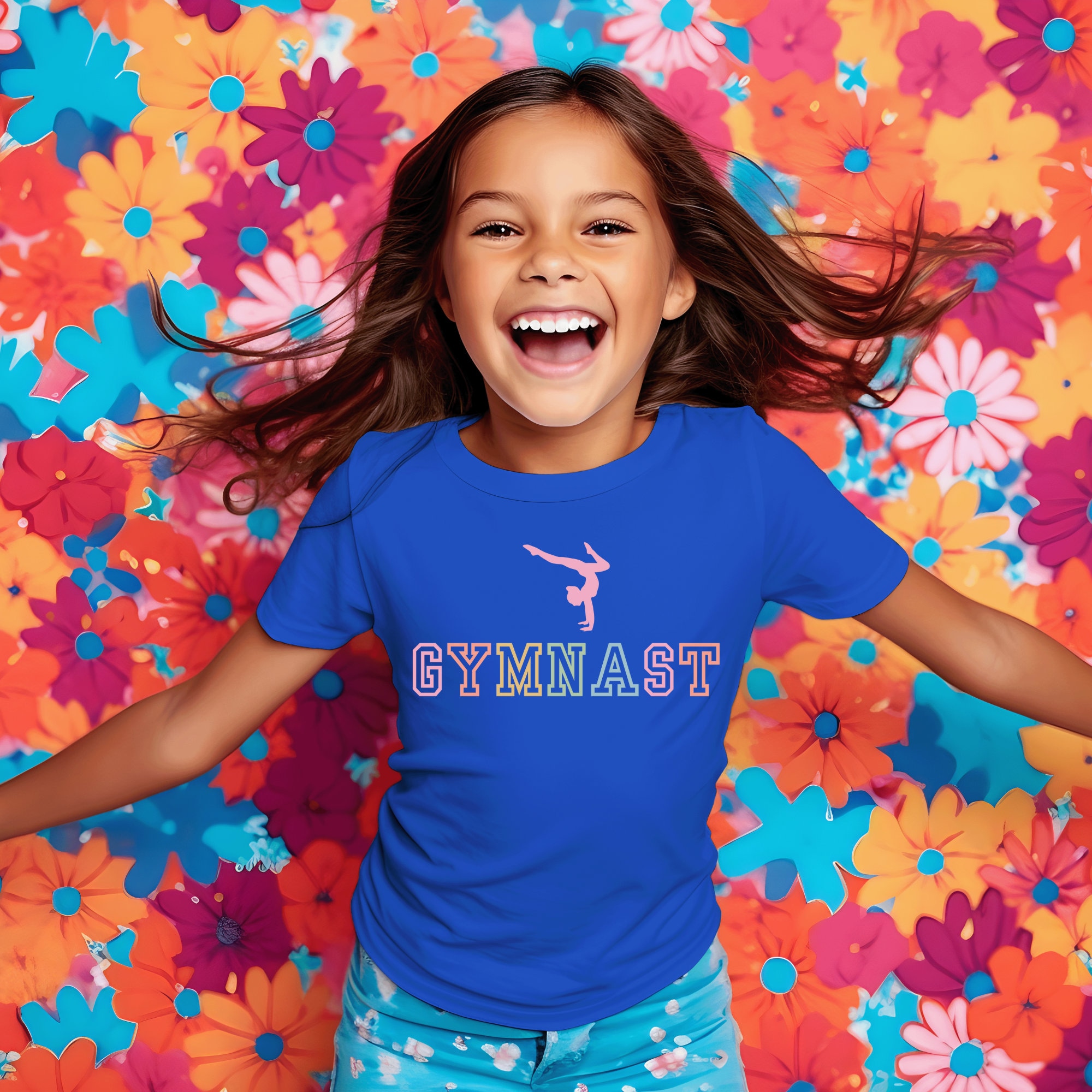 Girls Gymnast Tshirt, Kids Gymnastics Tee, Gymnastics Lover Gift — free download