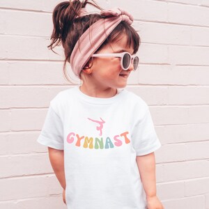 Toddler Gymnast T-Shirt, Kids Gymnastics Tee, Gymnastics Lover Gift, Gymnast Gift, Gymnast Shirt, AA102