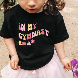 Camiseta In My Gymnast Era para niños pequeños, camisetas de gimnasia para niñas pequeñas, lindos regalos de gimnasia para niños pequeños, AA208