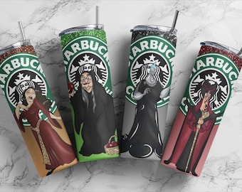 Bicchieri dei cattivi Disney, Gothel, Jafar, Malefica, Yzma, Crudelia, bicchieri, principesse personalizzate, bicchieri dei cattivi, regali per lei, magici