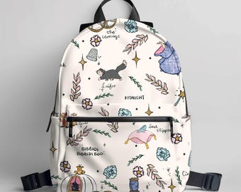 Cinderella Inspired Backpack, Fairy Tale School Bag, Princess Book Bag, Magical Daypack, Gift for Disney Fan, Kids Travel Rucksack