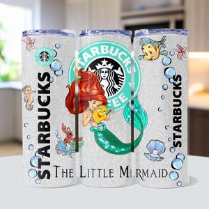 Ariel Silver Tumbler, Disney Tumbler, Little Mermaid tumbler, Magical tumbler, FE Gifts, cruise cups, magical cups, gifts